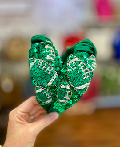 Green Football Headbands