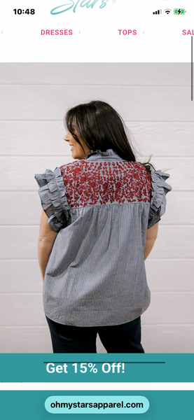 Oh My Stars Emma Top- Maroon