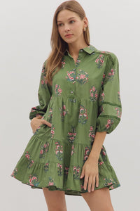 Cardinal Flower Dress