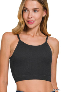 Ribbed Cropped Cami