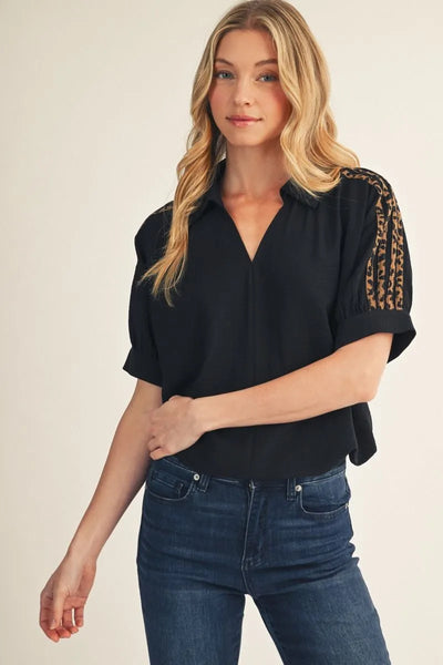 The Wild Side Collared Top