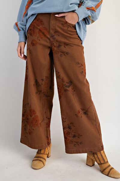 Autumn Print Jeans