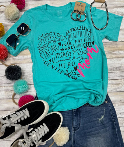 Heart of a Mom Tee