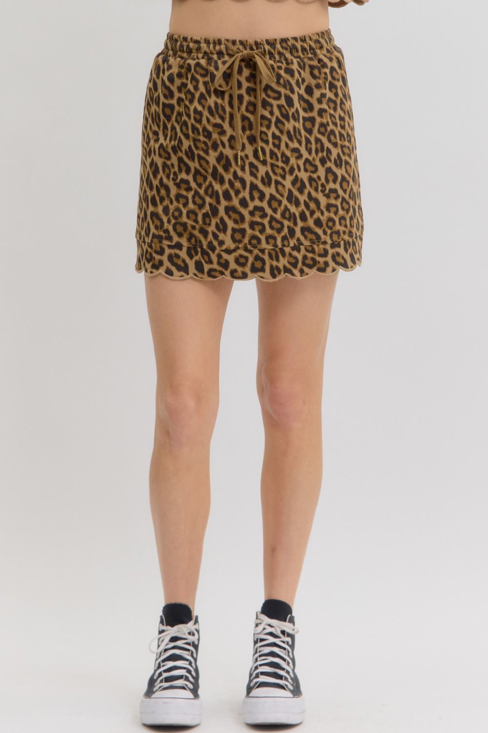 Cheetah mini skort