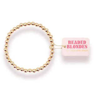 Beaded Blondes 5MM Gold Bracelet