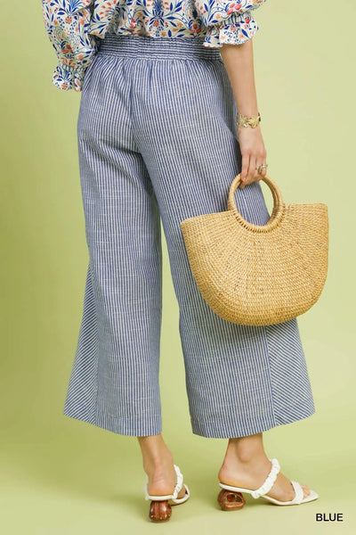 Linen Life Striped Pants