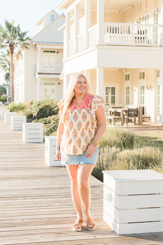 Layerz Grace Top-Floral