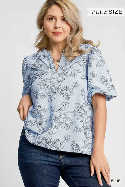 Curvy Botany Top