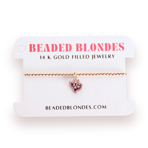 Beaded Blondes A&M Charm Bracelet