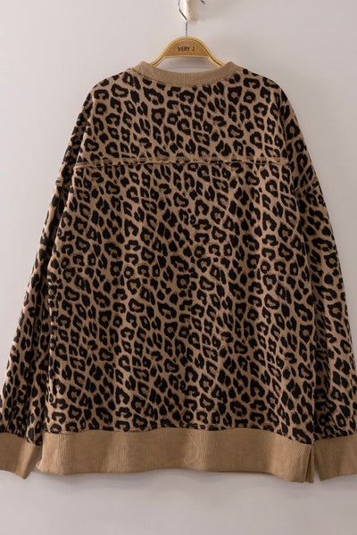 Oversized Cheetah Sweater