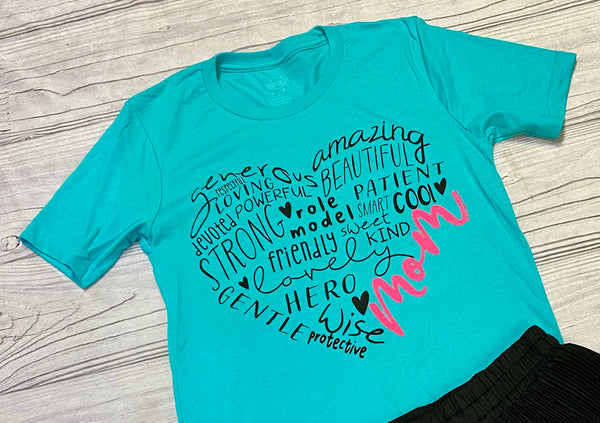 Heart of a Mom Tee