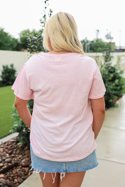 Layerz Pink Pumpkin Tee