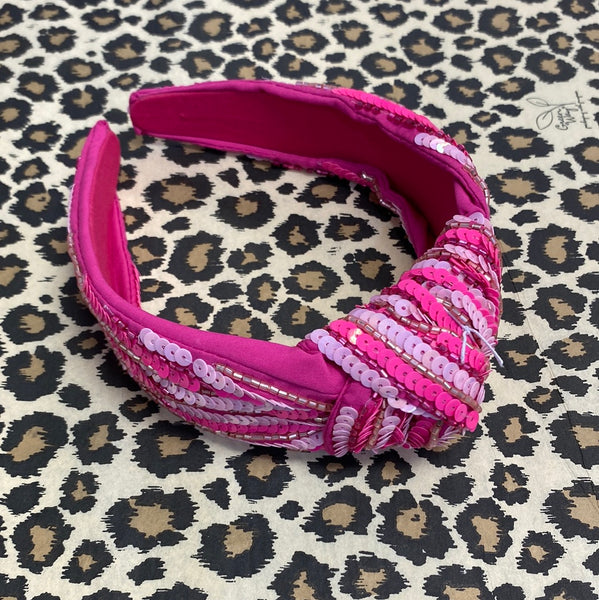 Sequin Knot Headband