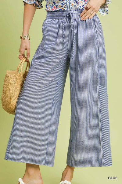 Linen Life Striped Pants