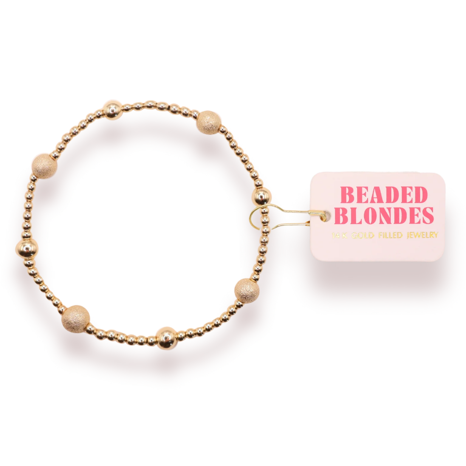 Beaded Blondes Noelle Stardust Gold Bracelet