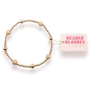 Beaded Blondes Noelle Stardust Gold Bracelet