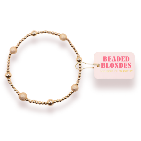 Beaded Blondes Noelle Stardust Gold Bracelet