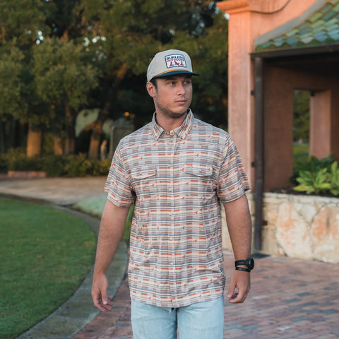 Burlebo  Performance Western Shirt - Duck Hunter Plaid