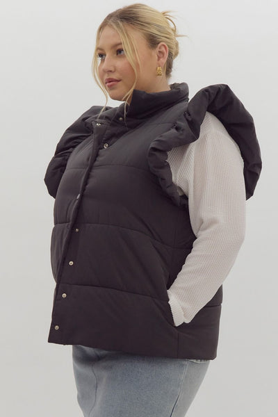 Curvy Courtney Puffer Vest