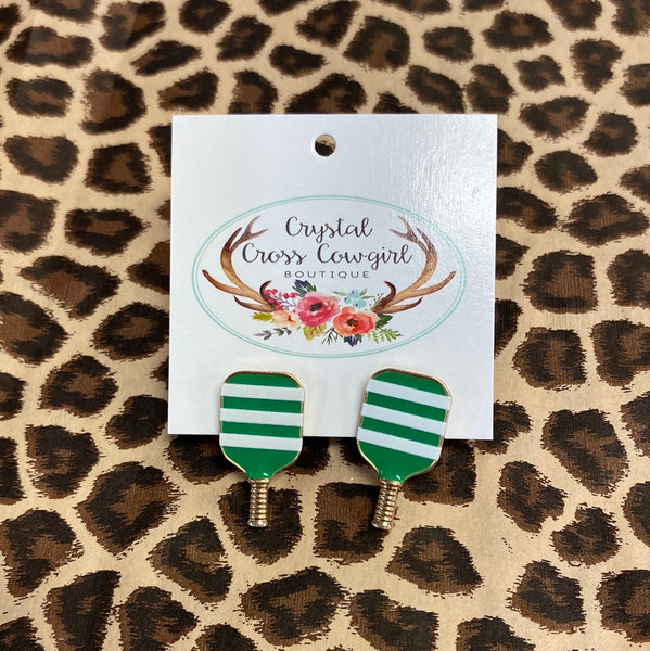 Pickleball Paddle Stud Earrings