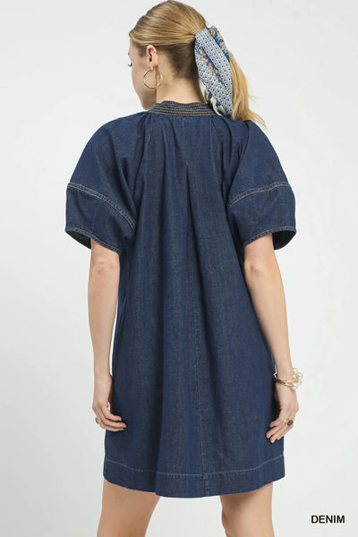 Denim Mini Dress