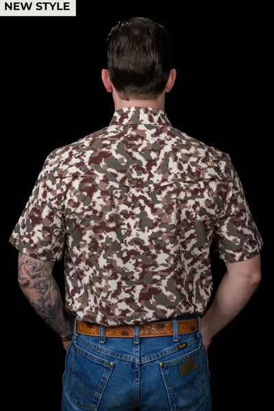 Ferrell Camo Lite Short Sleeve Snap