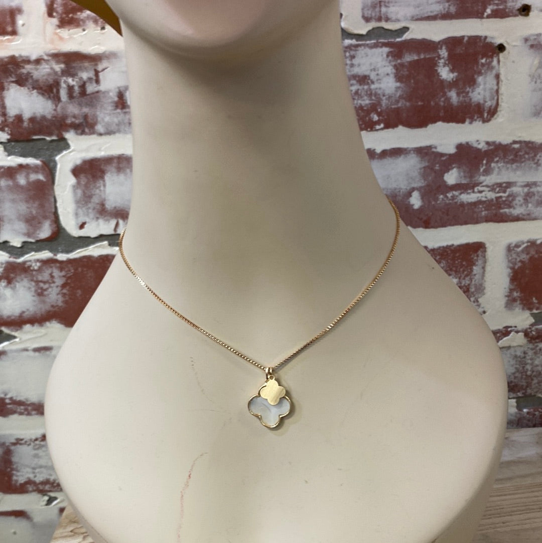 Double Clover Necklace