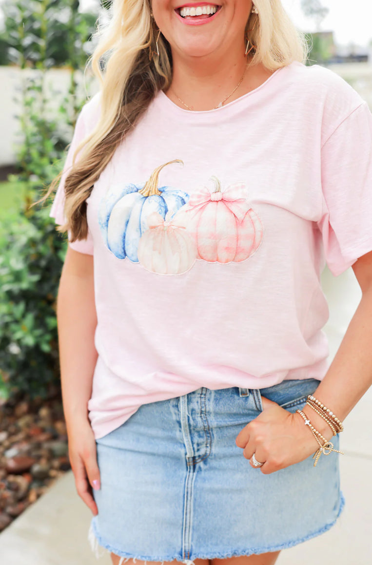 Layerz Pink Pumpkin Tee