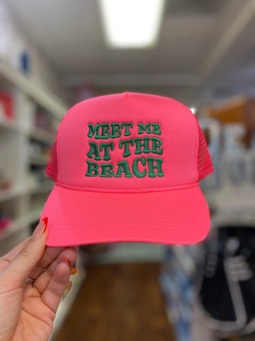 Meet Me At The Beach Trucker Hat