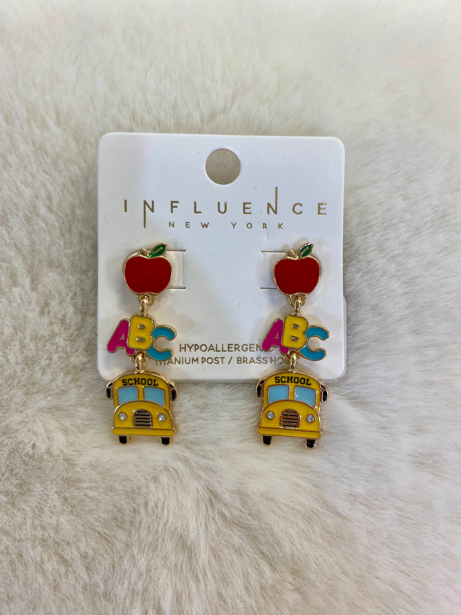 Influence-ABC tiers dangle earrings
