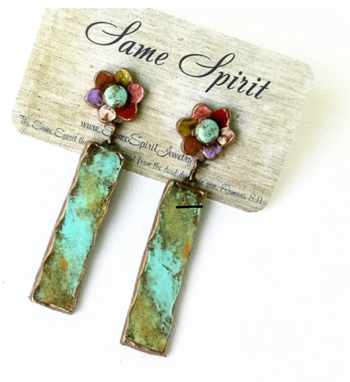 Same Spirit Hippy Flower Earrings