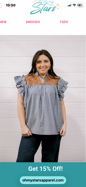 Oh My Stars Emma Top- Burnt Orange