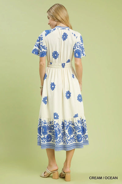 Summer in Santorini Dress