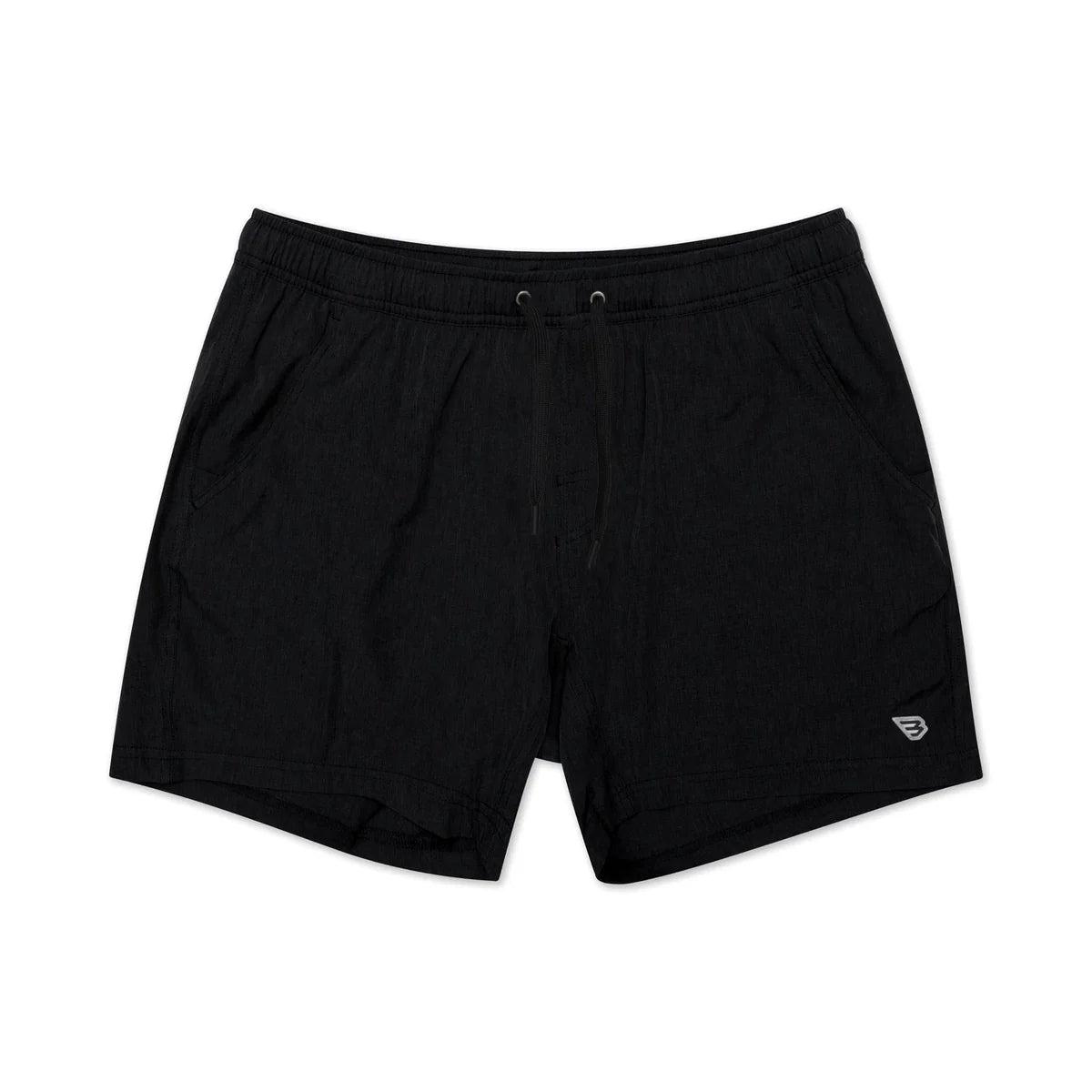 Burlebo Athletic Shorts - Heather Black w/ retro duck camo Pockets and Lining