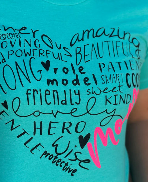 Heart of a Mom Tee