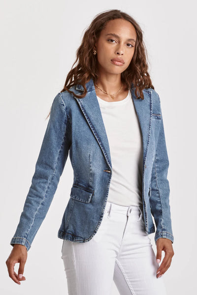 Dear John Minah Denim Blazer Jacket