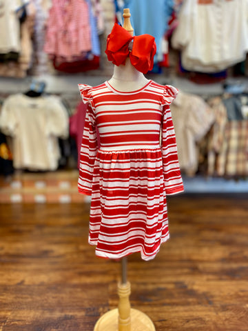 Girls Candy Stripe Dress