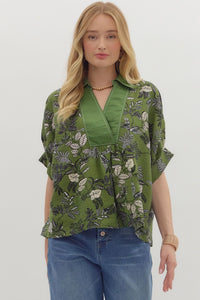 Leafy botanical top