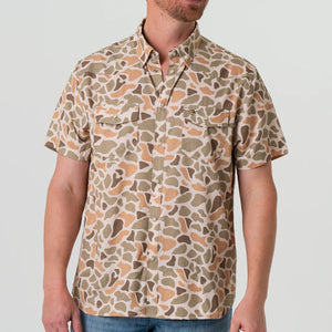 Burlebo Performance Western Shirt- Venado Camo