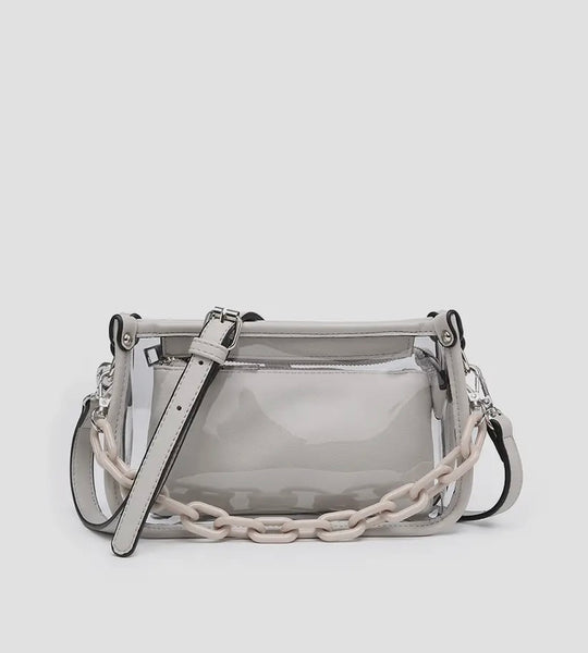 Jen & Co. Jessica Clear Crossbody