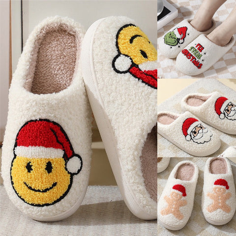 Christmas Plush Warm Slippers