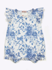 Prussian Rose Baby Romper