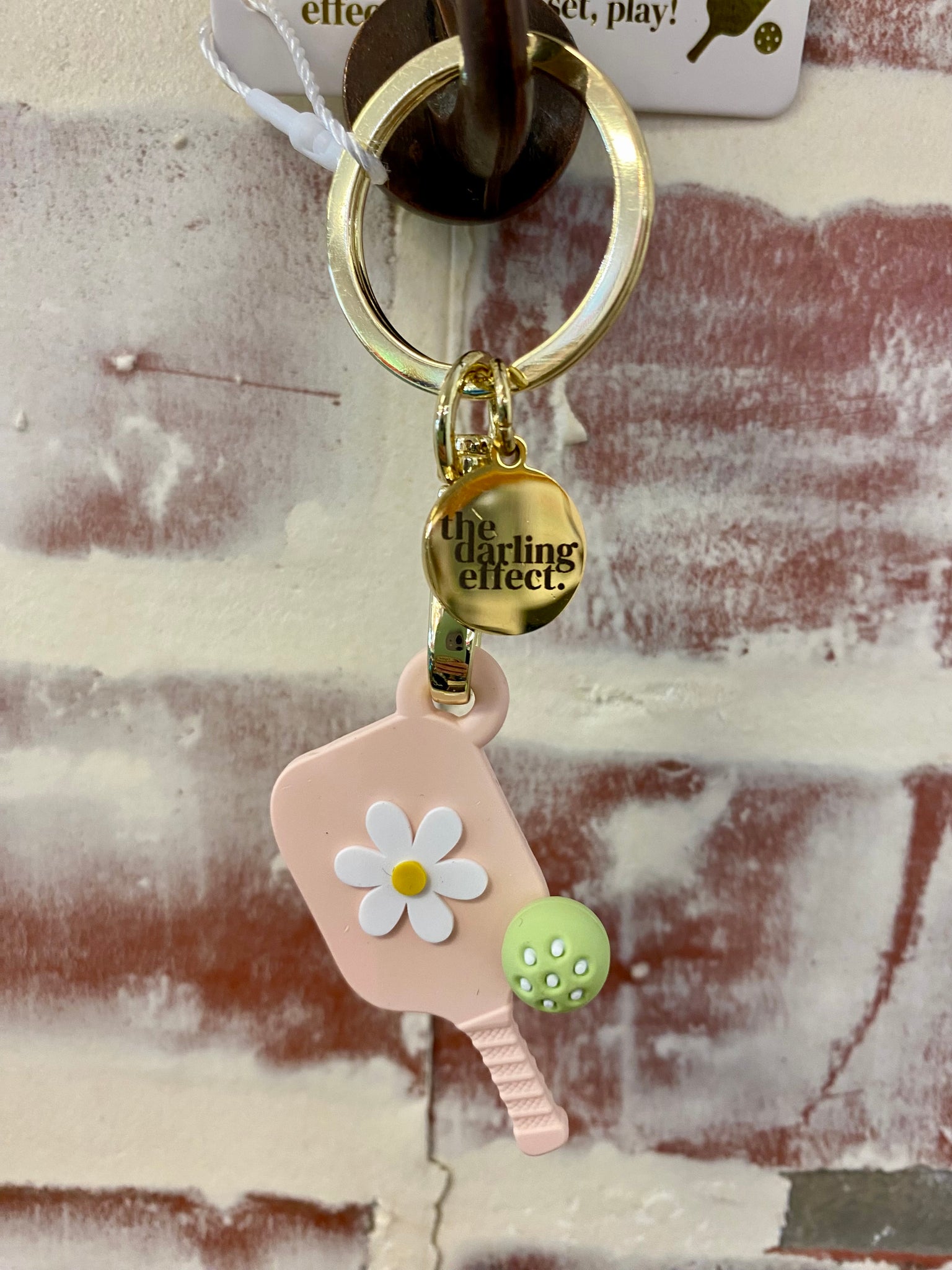 Darling Effect Pickleball Keychain