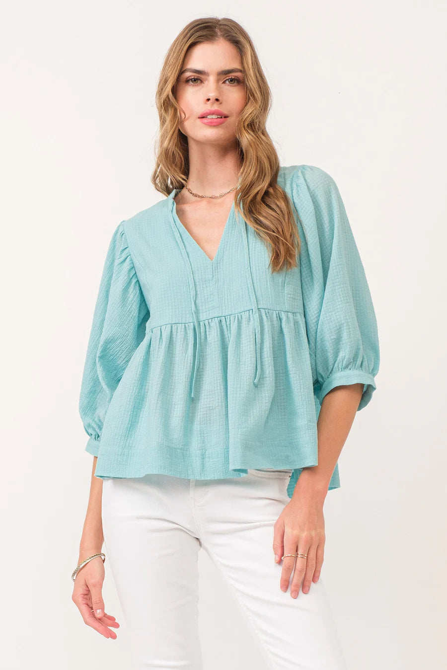 Dear John Malia Top-Bio Mint