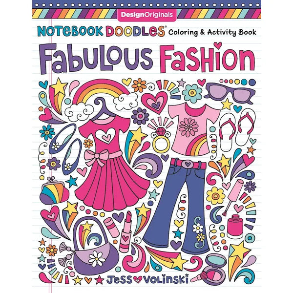 Notebook doodles coloring book