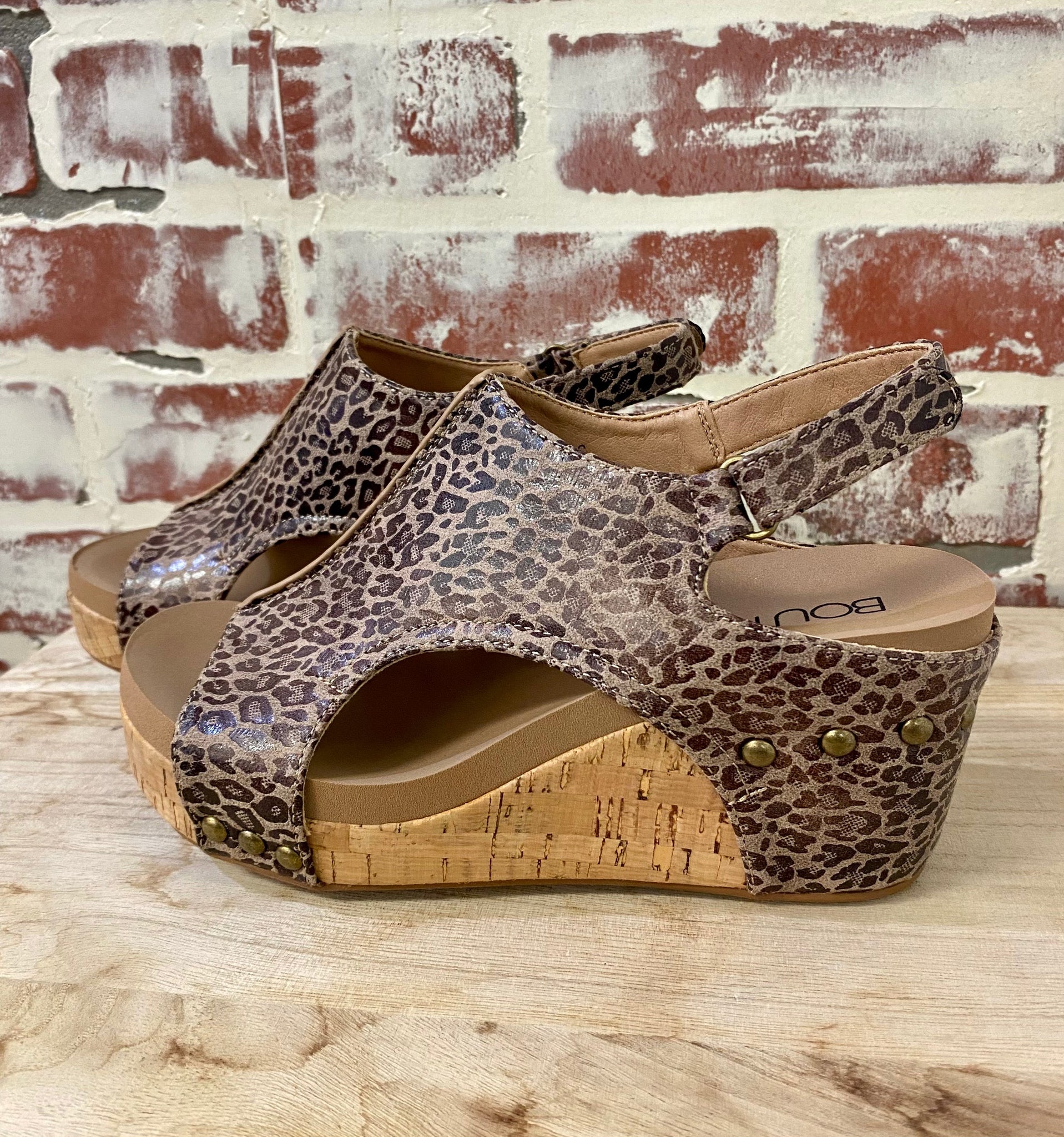 Boutique Carley Wedge-Small Leopard