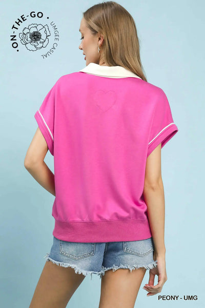 Peony Pink Top
