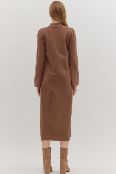 Leona Coffee Dress