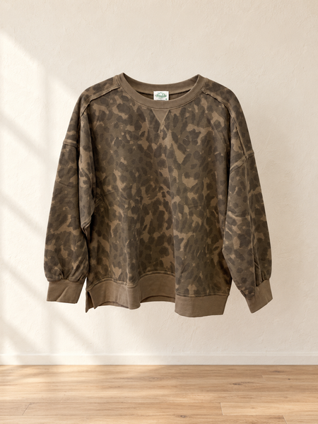 Oversized Cheetah Sweater