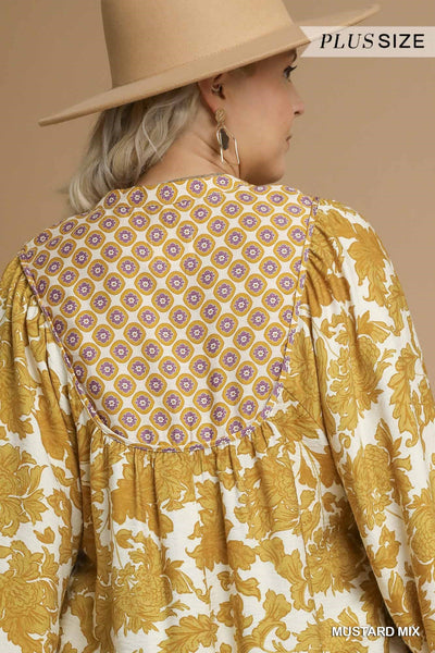Curvy Kaleidoscope top